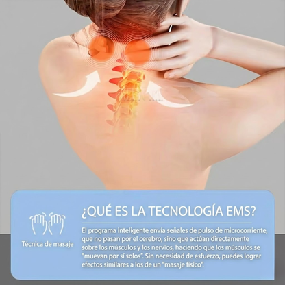 Masajeador Cervical Inteligente con Calor y Pulsos Electromagnéticos