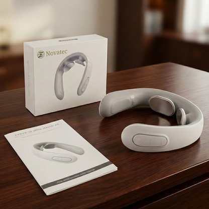 Masajeador Cervical Inteligente con Calor y Pulsos Electromagnéticos